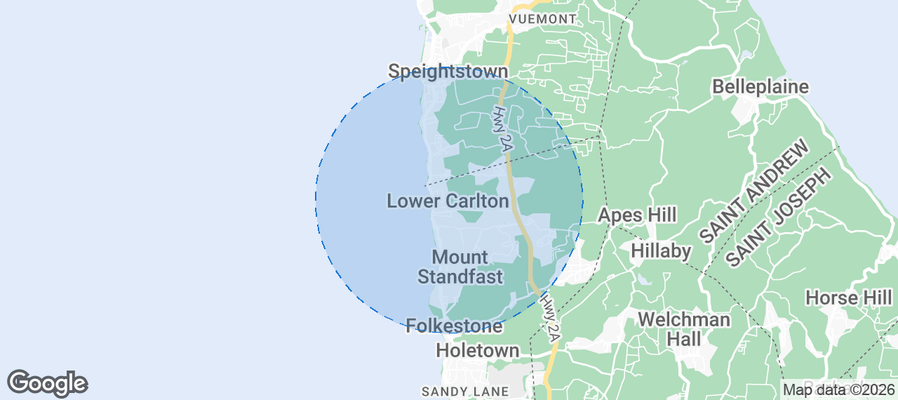 Lower Carlton Airbnb map